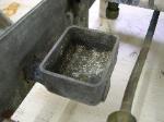 Drain tub.