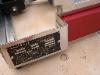 The serial plate was riveted back on. I just love the red colour of the base.