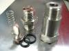 The valve components.
