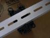 A length of Din rail - aluminium.