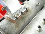 One very grotty brew boiler and gasket.  The water mark gives it away that it had been leaking.