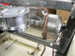 The brew boiler after testing going back in. 