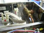 Inside the top fascia panel.
