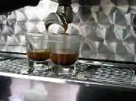 About 10 seconds after hitting the brew switch.